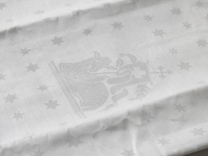 Twelve rare new uncut Pascal lamb napkin...