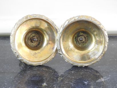 Pair of toilet candlesticks in the Louis...