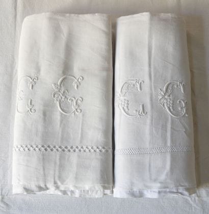 Two sheets forming a counterpart figured...