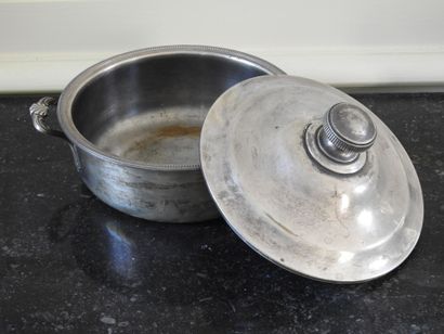 Lot including a silver plated box of rectangular...