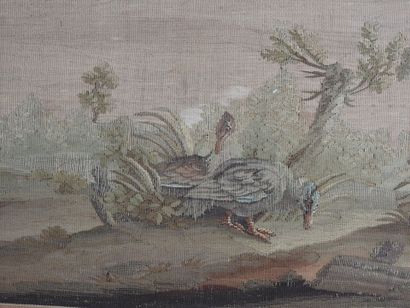 Mahogany sofa, the arms carved with lotus...