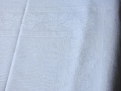 Six Large Napkins figured with a crown of...