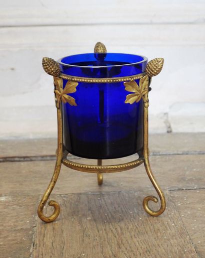 Shrine night light with tripod mount in brass...