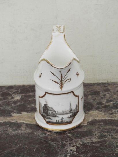 Service dit Egoïste en porcelaine émaillée...