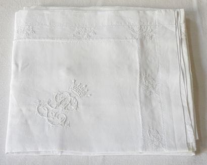 Pair of pillowcases chiffonized S.C. under...