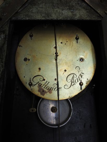Cartel with bell and its base of lamp out...