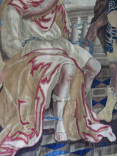 SOHO - England : Tapestry in wool and polychrome...