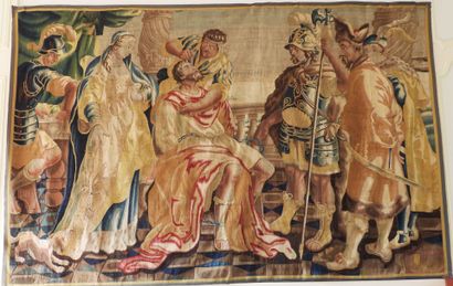 SOHO - England : Tapestry in wool and polychrome...