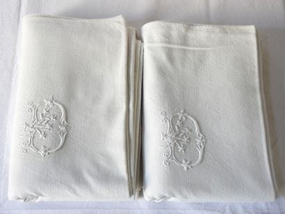 Pair of sheets in Linen D. 190 x 280 cm.