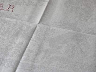 Twelve Large Napkins with hunting decor and...