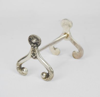 Series of twelve silver plated knife holders...