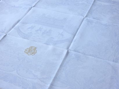 Six very beautiful and large napkins with...