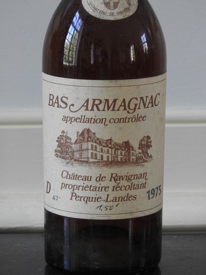 Large bottle of Bas Armagnac Château de Ravignan...