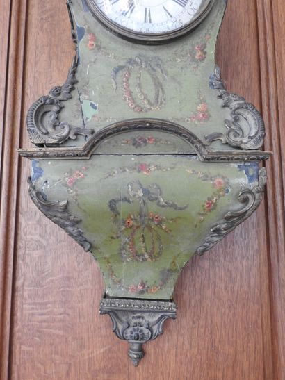 Cartel with bell and its base of lamp out...