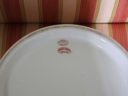 Rafraichissoir en porcelaine émaillée et...