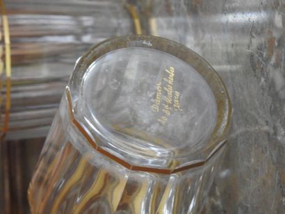 DAMON - Paris : Suite of three faceted and...