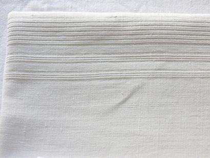 Two Linen Tablecloths 185 x 120 cm and 150...