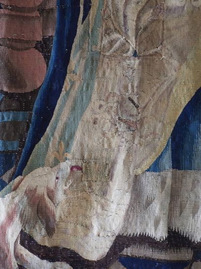 SOHO - England : Tapestry in wool and polychrome...