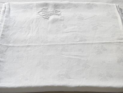 Very Large Damask tablecloths of Flowers...
