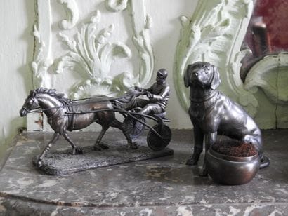 Meeting of two animal subjects including...