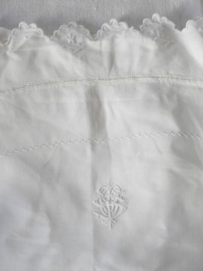 Four children's pillowcases, three of which...