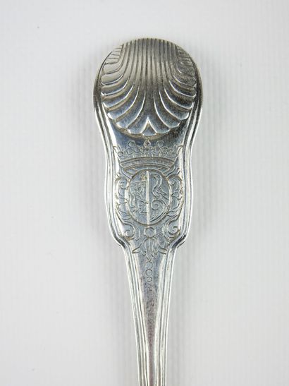 Rare silver cover model Violin Coquille with...