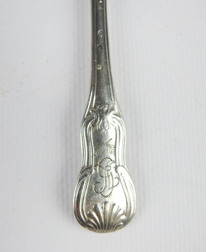 Suite of three coffee spoons, Paris 1779...