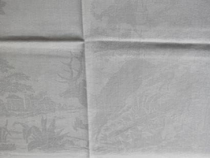 Twelve Large Napkins with hunting decor and...