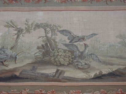 Mahogany sofa, the arms carved with lotus...
