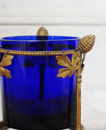 Shrine night light with tripod mount in brass...