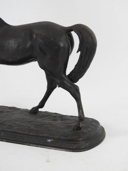 Emile LOISEAU (1861-1927): Left front horse...