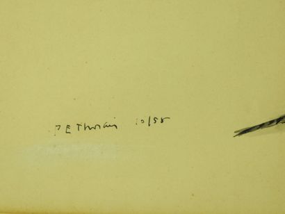 Pierre Émile THORAIN (1904-1983): Study of...