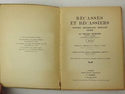 Georges BENOIST. Woodcock and woodcockers....