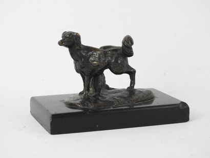 XIXth century SCHOOL : Dog relieving itself...