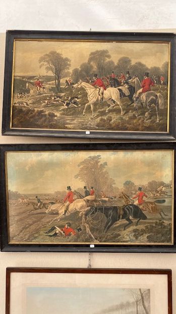 FRENCH SCHOOL OF THE XIXth CENTURY: Scenes...