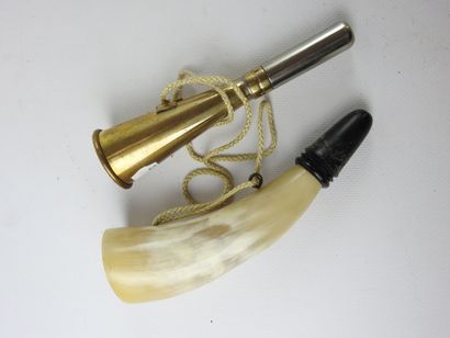 TWO TRUMPS of call, one in horn and the other...