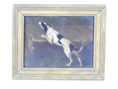 FRENCH SCHOOL OF THE XIXth CENTURY: dog on...