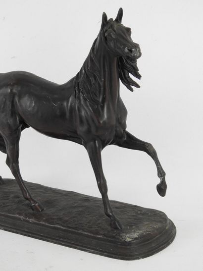Emile LOISEAU (1861-1927): Left front horse...