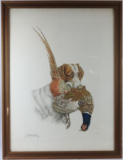 Léon DANCHIN (1887-1938) after : Hunting...
