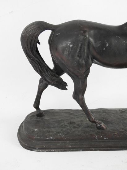 Emile LOISEAU (1861-1927): Left front horse...