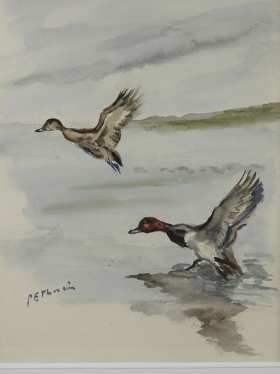 Pierre Émile THORAIN (1904-1983): Flight...
