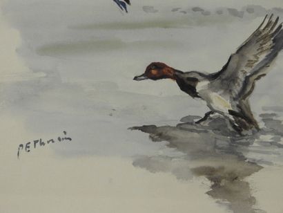 Pierre Émile THORAIN (1904-1983): Flight...