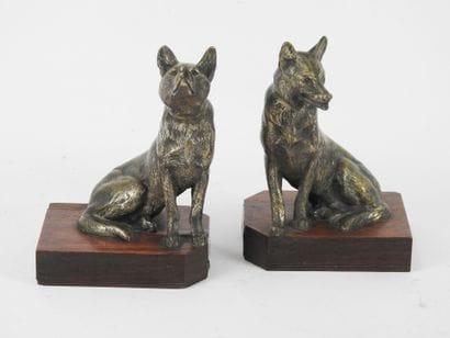 Louis RICHE (1877-1949) : Shepherd dogs....