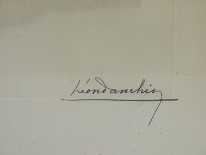 Léon DANCHIN (1887-1938) after : Three hunting...