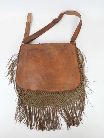 Leather CARNIER. 42 x 42 cm. In the stat...