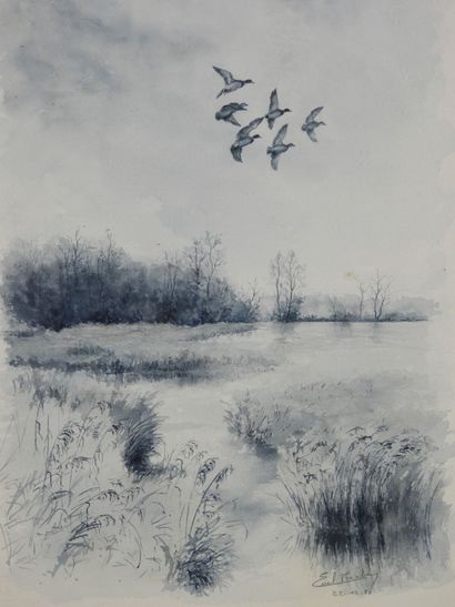 Emmanuel FRACHON - XXth century : Flight...