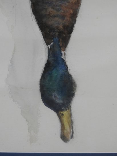 20th century FRENCH SCHOOL: Duck trophy....