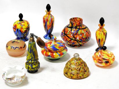 Modern work

Set of nine harlequin glassware...