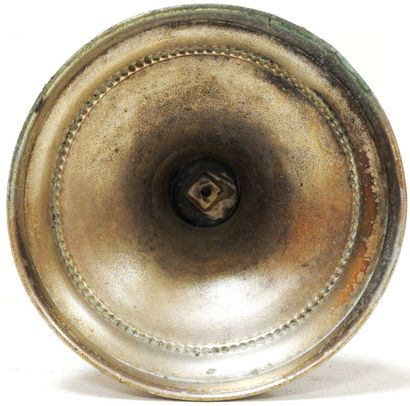 Pair of vases with double handles out of...