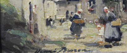Henri BURON (1880-1969)

The Return of Fishing;...